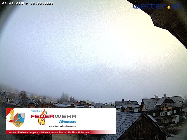 Archiv Foto Webcam Rüsthaus Freiwillige Feuerwehr Altaussee