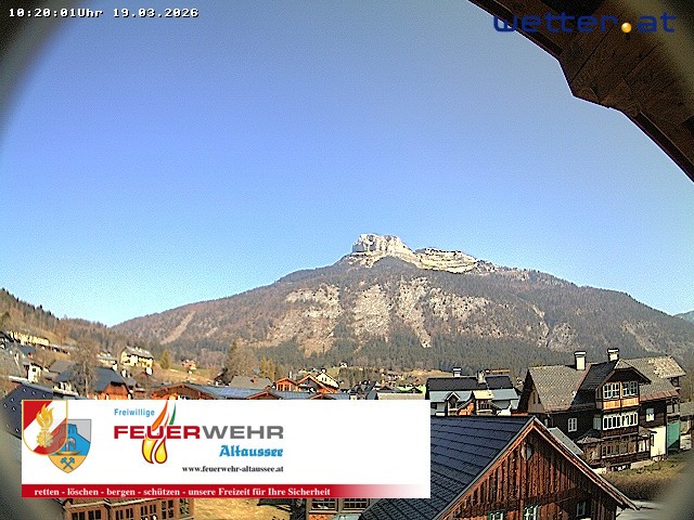 Archiv Foto Webcam Rüsthaus Freiwillige Feuerwehr Altaussee