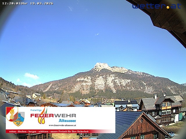 Archiv Foto Webcam Rüsthaus Freiwillige Feuerwehr Altaussee