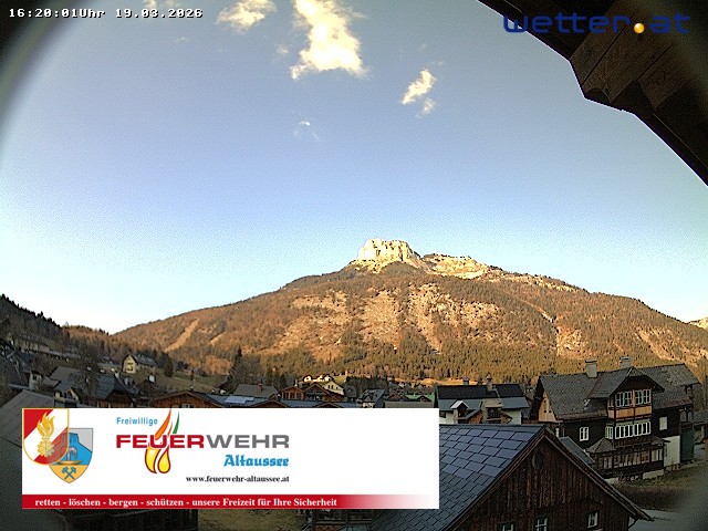 Archived image Webcam Altaussee: Volunteer Fire Department