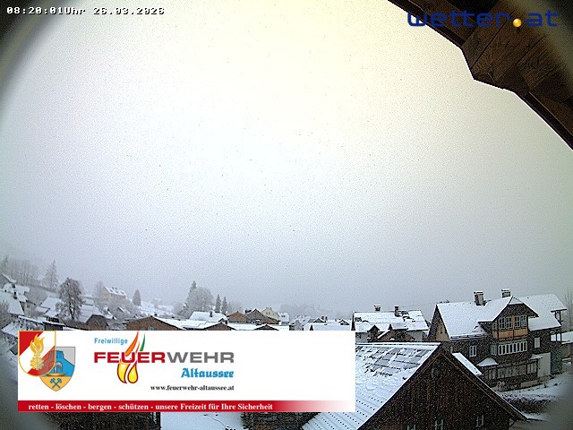 Archiv Foto Webcam Rüsthaus Freiwillige Feuerwehr Altaussee