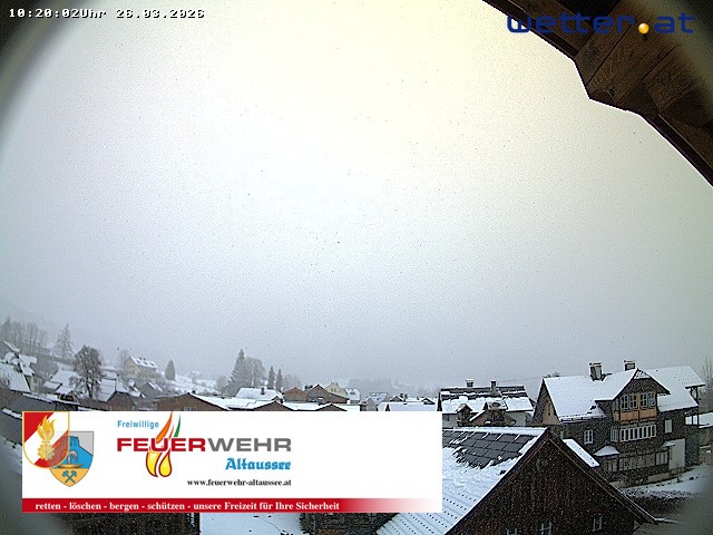 Archiv Foto Webcam Rüsthaus Freiwillige Feuerwehr Altaussee