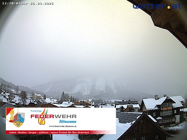 Archiv Foto Webcam Rüsthaus Freiwillige Feuerwehr Altaussee