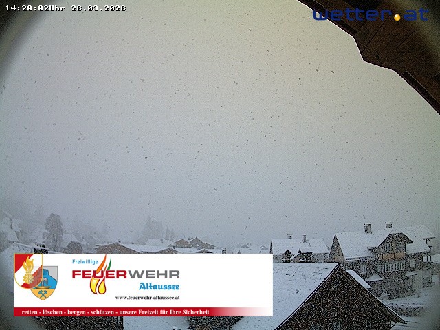 Archiv Foto Webcam Rüsthaus Freiwillige Feuerwehr Altaussee