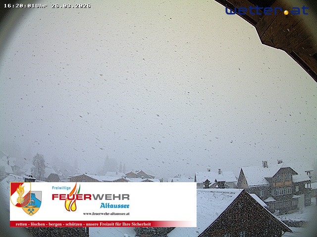 Archiv Foto Webcam Rüsthaus Freiwillige Feuerwehr Altaussee