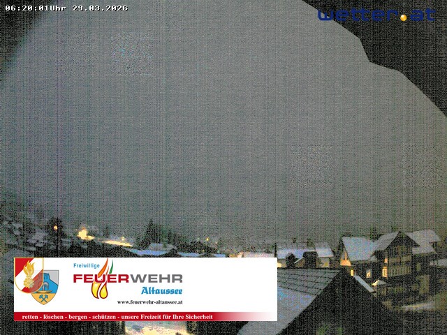 Archiv Foto Webcam Rüsthaus Freiwillige Feuerwehr Altaussee
