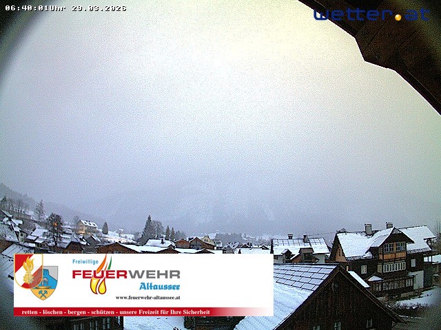 Archiv Foto Webcam Rüsthaus Freiwillige Feuerwehr Altaussee