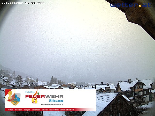 Archiv Foto Webcam Rüsthaus Freiwillige Feuerwehr Altaussee
