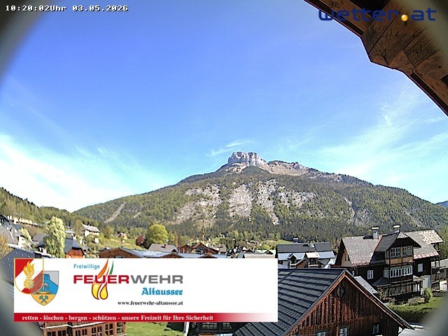 Archived image Webcam Altaussee: Volunteer Fire Department
