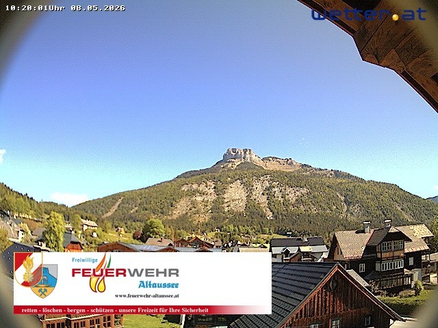 Archived image Webcam Altaussee: Volunteer Fire Department