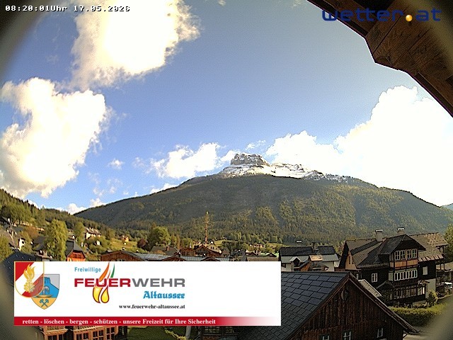 Archived image Webcam Altaussee: Volunteer Fire Department