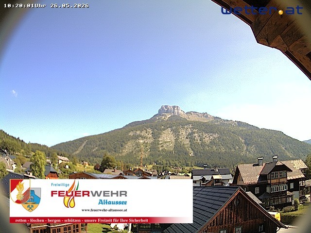 Archived image Webcam Altaussee: Volunteer Fire Department