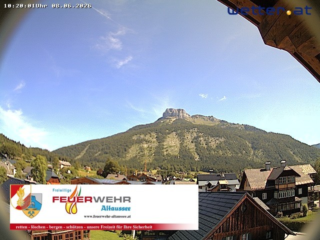 Archiv Foto Webcam Rüsthaus Freiwillige Feuerwehr Altaussee