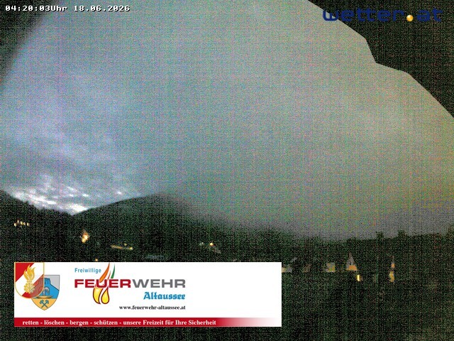Archiv Foto Webcam Rüsthaus Freiwillige Feuerwehr Altaussee