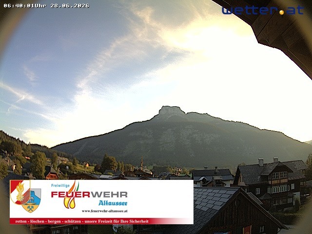 Archiv Foto Webcam Rüsthaus Freiwillige Feuerwehr Altaussee