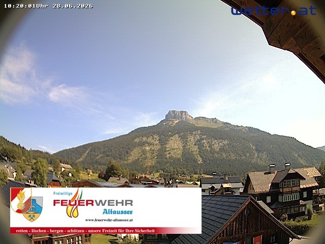 Archiv Foto Webcam Rüsthaus Freiwillige Feuerwehr Altaussee