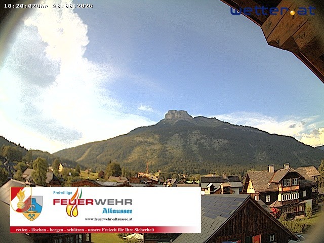Archiv Foto Webcam Rüsthaus Freiwillige Feuerwehr Altaussee