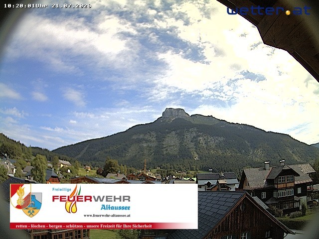 Archived image Webcam Altaussee: Volunteer Fire Department