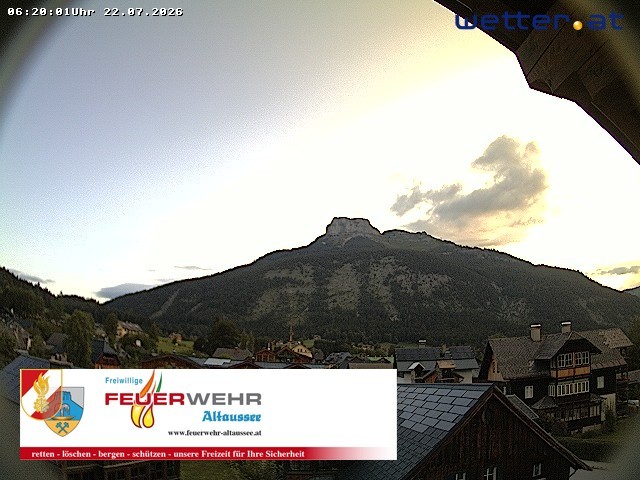 Archived image Webcam Altaussee: Volunteer Fire Department
