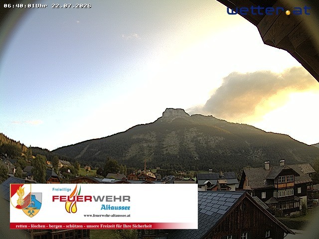 Archived image Webcam Altaussee: Volunteer Fire Department