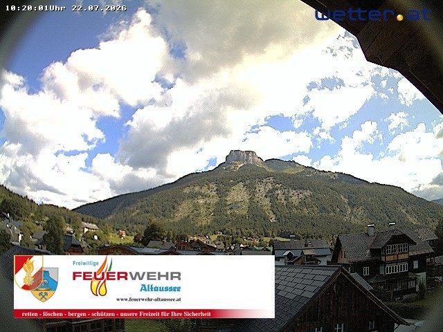 Archived image Webcam Altaussee: Volunteer Fire Department