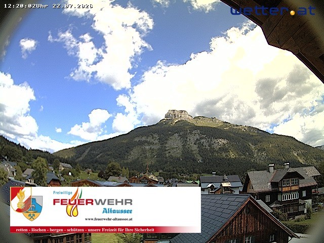 Archived image Webcam Altaussee: Volunteer Fire Department