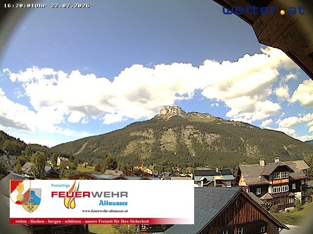 Archived image Webcam Altaussee: Volunteer Fire Department