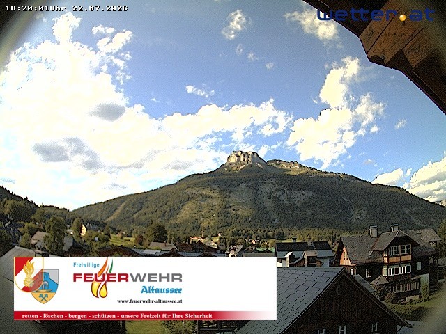 Archived image Webcam Altaussee: Volunteer Fire Department