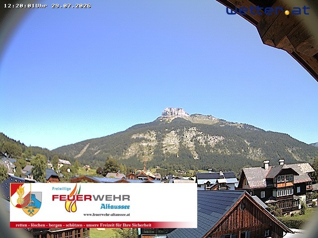 Archiv Foto Webcam Rüsthaus Freiwillige Feuerwehr Altaussee