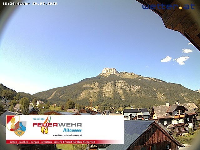 Archiv Foto Webcam Rüsthaus Freiwillige Feuerwehr Altaussee