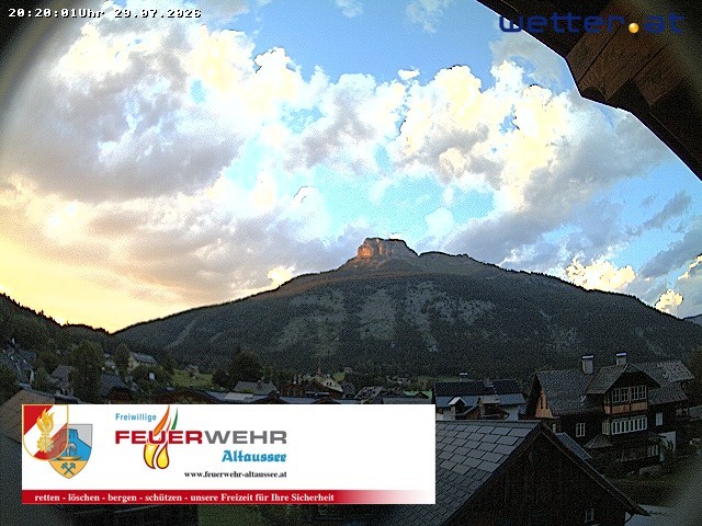 Archiv Foto Webcam Rüsthaus Freiwillige Feuerwehr Altaussee