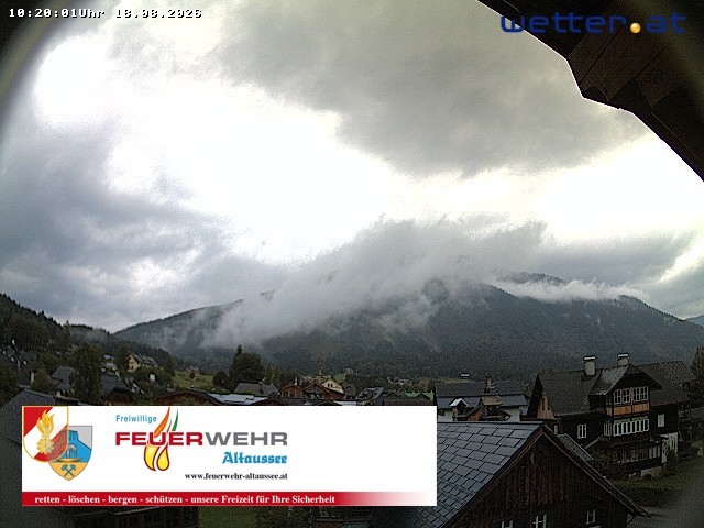 Archiv Foto Webcam Rüsthaus Freiwillige Feuerwehr Altaussee