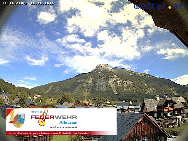 Archiv Foto Webcam Rüsthaus Freiwillige Feuerwehr Altaussee