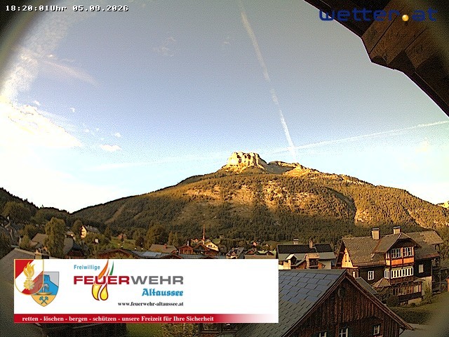 Archiv Foto Webcam Rüsthaus Freiwillige Feuerwehr Altaussee