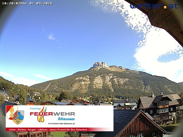 Archiv Foto Webcam Rüsthaus Freiwillige Feuerwehr Altaussee