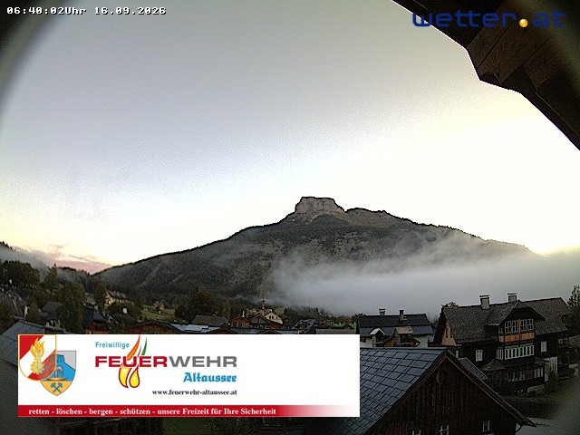 Archiv Foto Webcam Rüsthaus Freiwillige Feuerwehr Altaussee