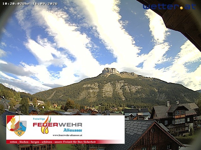 Archiv Foto Webcam Rüsthaus Freiwillige Feuerwehr Altaussee