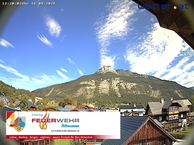Archiv Foto Webcam Rüsthaus Freiwillige Feuerwehr Altaussee