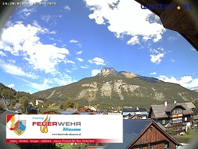 Archiv Foto Webcam Rüsthaus Freiwillige Feuerwehr Altaussee