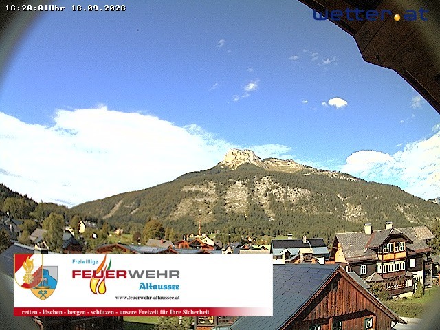 Archiv Foto Webcam Rüsthaus Freiwillige Feuerwehr Altaussee