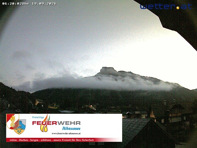 Archiv Foto Webcam Rüsthaus Freiwillige Feuerwehr Altaussee