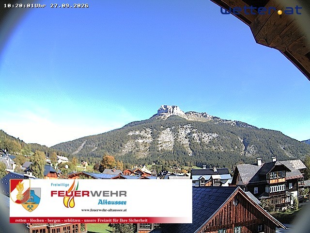 Archiv Foto Webcam Rüsthaus Freiwillige Feuerwehr Altaussee