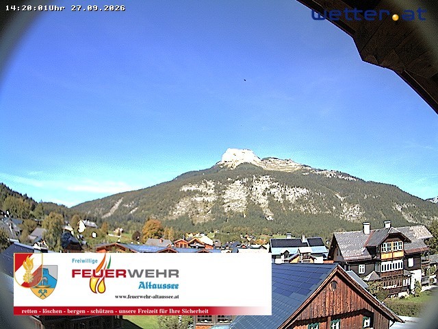 Archiv Foto Webcam Rüsthaus Freiwillige Feuerwehr Altaussee