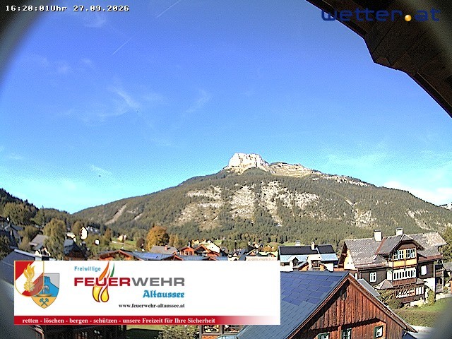 Archiv Foto Webcam Rüsthaus Freiwillige Feuerwehr Altaussee