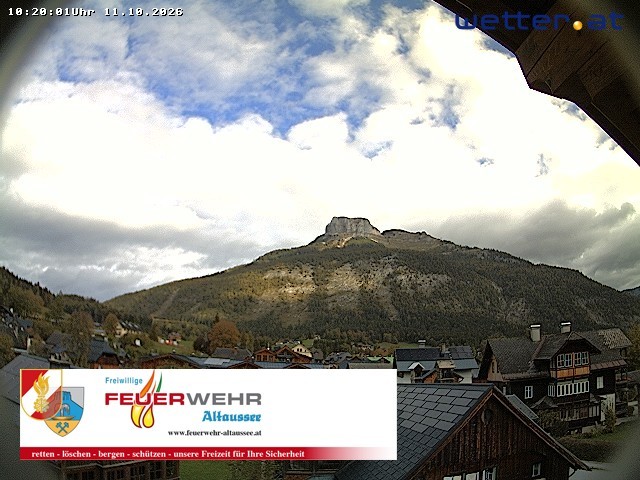 Archiv Foto Webcam Rüsthaus Freiwillige Feuerwehr Altaussee