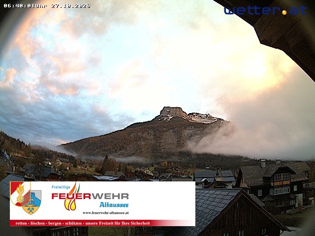 Archiv Foto Webcam Rüsthaus Freiwillige Feuerwehr Altaussee