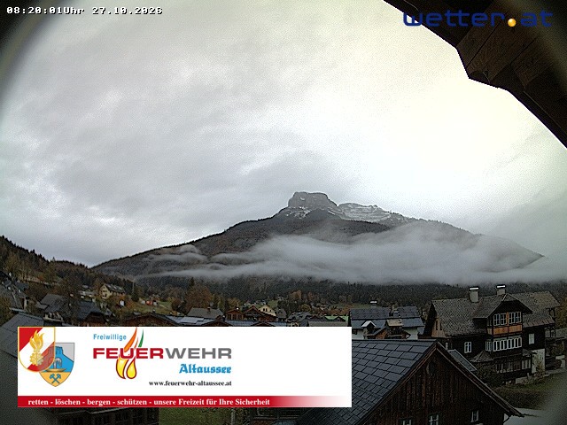Archived image Webcam Altaussee: Volunteer Fire Department