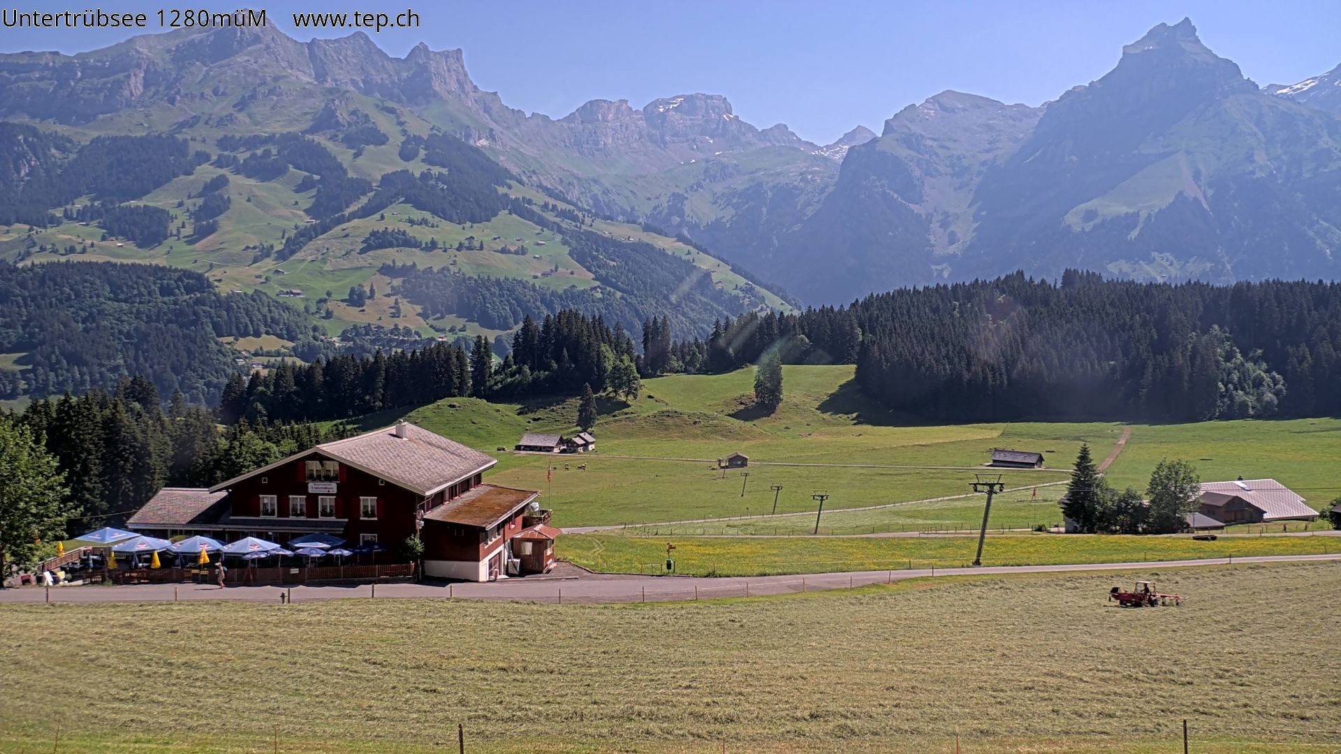 Archiv Foto Webcam Engelberg/Titlis: Restaurant Untertrübsee