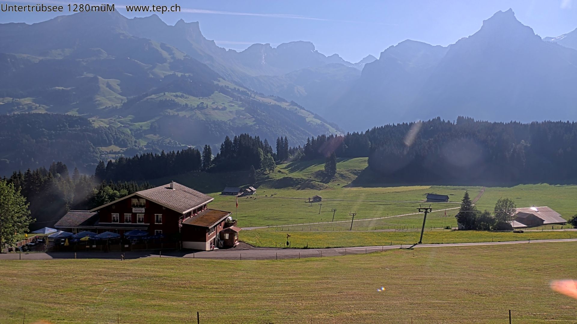 Archiv Foto Webcam Engelberg/Titlis: Restaurant Untertrübsee