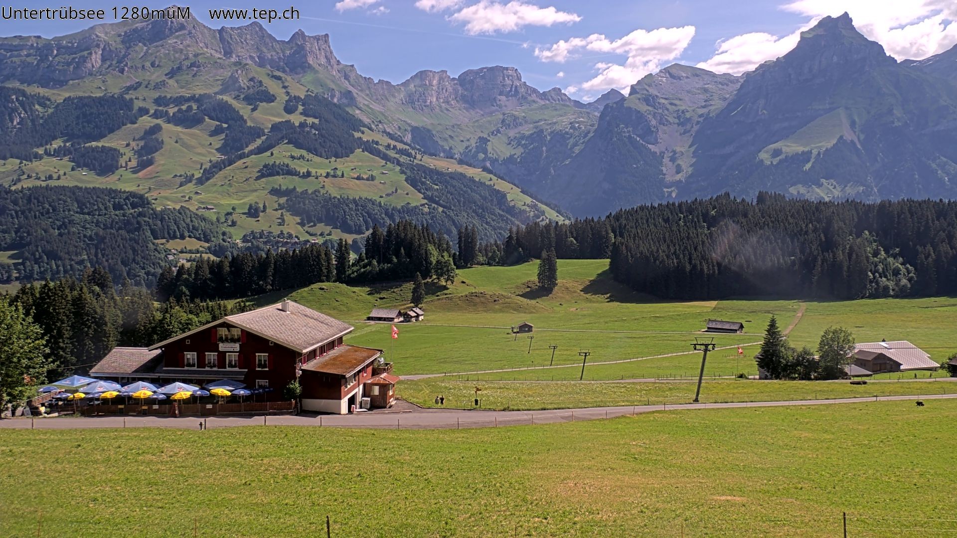 Archiv Foto Webcam Engelberg/Titlis: Restaurant Untertrübsee